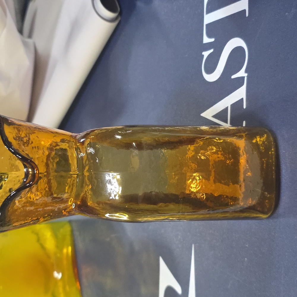Blenko Topaz Water Bottle 2002 - Picture 6 of 10